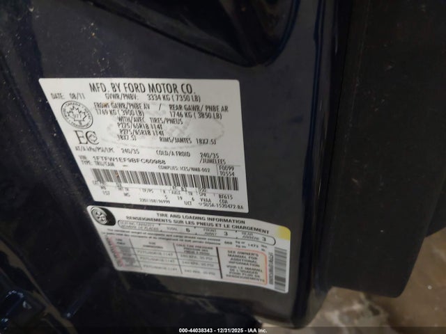 2011 FORD F-150 1FTFW1EF9BFC60988 Photo 8