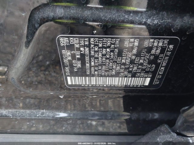 JN8BT3DDXSW301894 Nissan Rogue Platinum Intelligent Awd