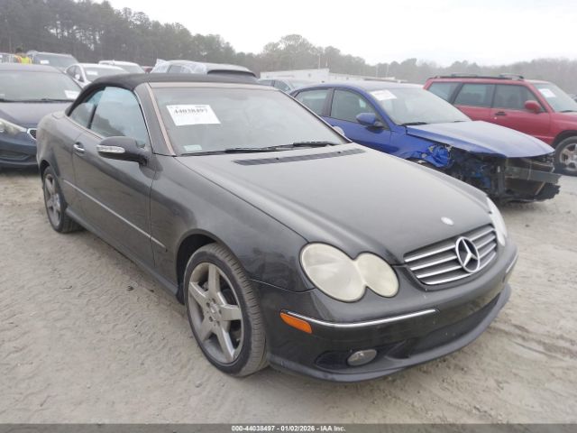 2005 MERCEDES-BENZ CLK 500 WDBTK75G55T041220