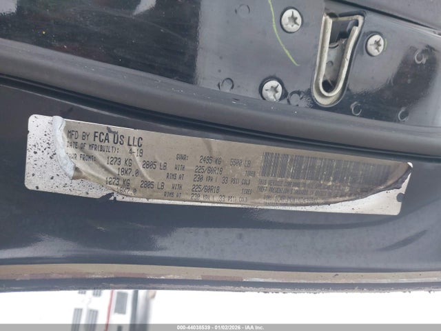 Aukcja sprzedaży 2019 Jeep Cherokee Limited 4x4, vin: 1C4PJMDX1KD435941, numer aukcji: 44038539