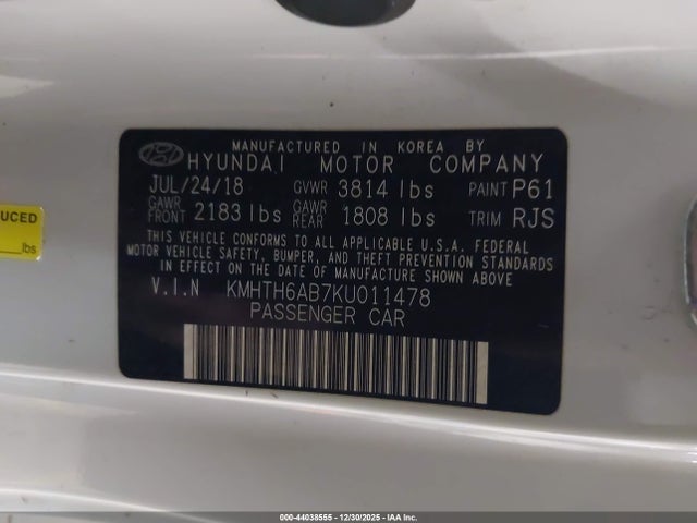 KMHTH6AB7KU011478 Hyundai Veloster Turbo Ultimate