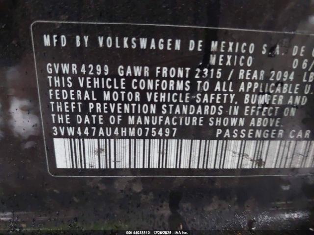 2017 VOLKSWAGEN GOLF GTI 3VW447AU4HM075497 Photo 8