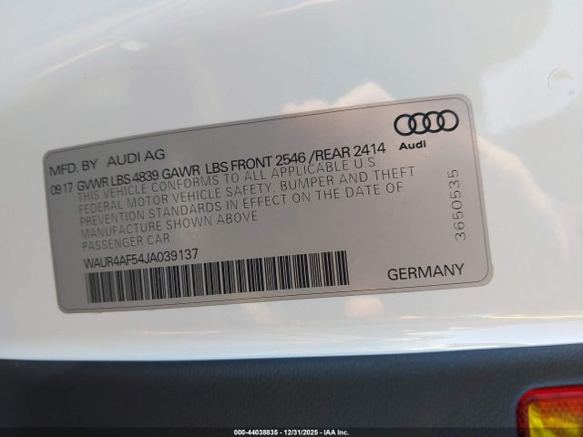 2018 AUDI S5 WAUR4AF54JA039137 Photo 8