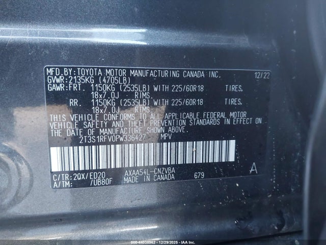 Toyota Rav4 Trd Off Road 2023 2T3S1RFV0PW336427 Image 9