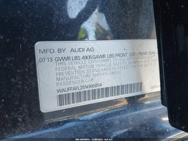 2014 AUDI A4 WAUFFAFL2EN005854 Photo 8