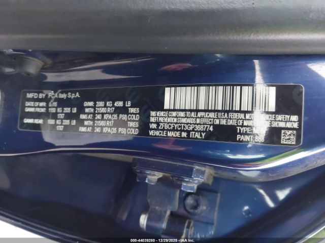 2016 FIAT 500X ZFBCFYCT3GP368774 Photo 8