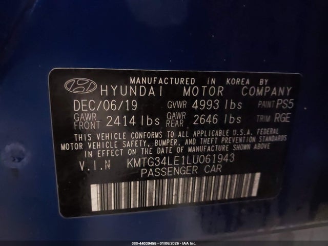 KMTG34LE1LU061943 Genesis G70 3.3t Awd