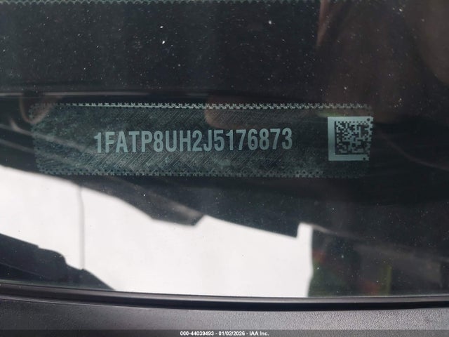 1FATP8UH2J5176873 Ford Mustang Ecoboost Premium