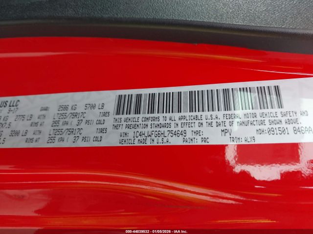 2017 JEEP WRANGLER UNLIMITED 1C4HJWFG6HL754649 Photo 8