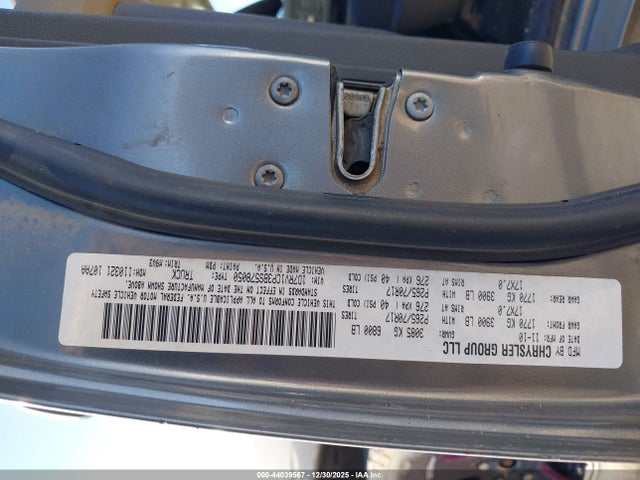 2011 Ram Ram 1500 Slt მანქანა იყიდება აუქციონზე, vin: 1D7RV1CP3BS578050, აუქციონის ნომერი: 44039567