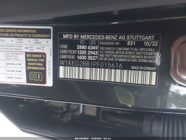 2023 MERCEDES-BENZ EQE 350 W1KEG2BB1PF015616 Photo 8