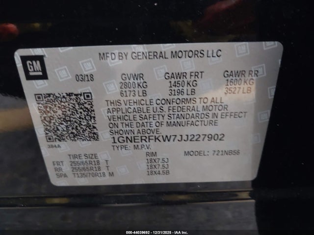 Chevrolet Traverse Ls 2018 1GNERFKW7JJ227902 Image 9