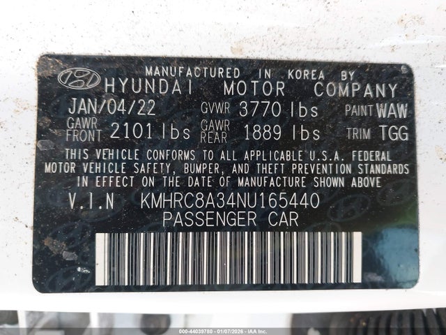 Hyundai Venue Sel 2022 KMHRC8A34NU165440 Image 9