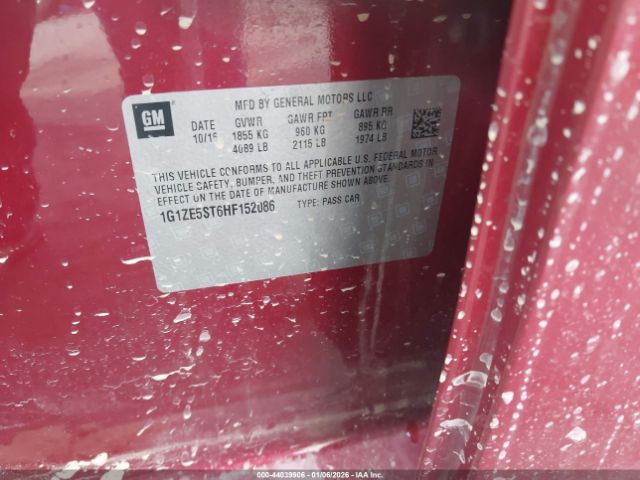 2017 CHEVROLET MALIBU 1G1ZE5ST6HF152086 Photo 8