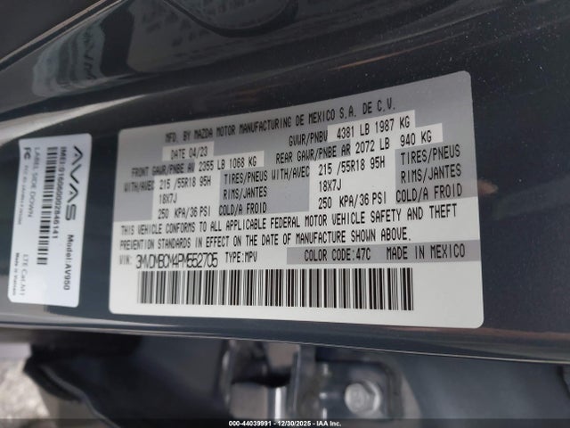 Mazda Cx-30 2.5 S Carbon Edition 2023 3MVDMBCM4PM552705 Image 9