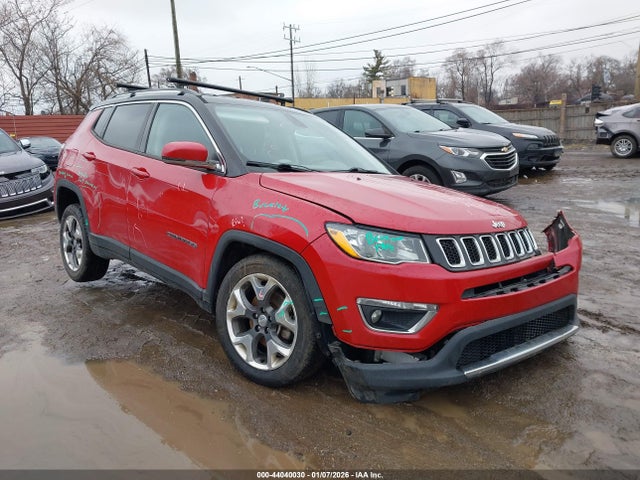2018 Jeep Compass Limited 4x4 მანქანა იყიდება აუქციონზე, vin: 3C4NJDCB1JT266283, აუქციონის ნომერი: 44040030