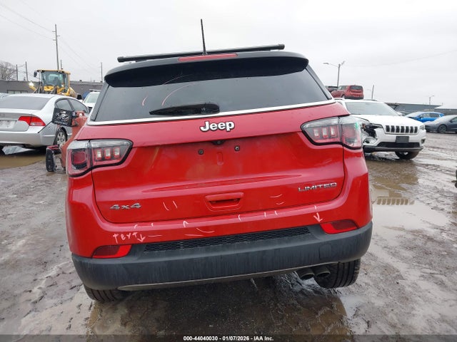 2018 Jeep Compass Limited 4x4 მანქანა იყიდება აუქციონზე, vin: 3C4NJDCB1JT266283, აუქციონის ნომერი: 44040030