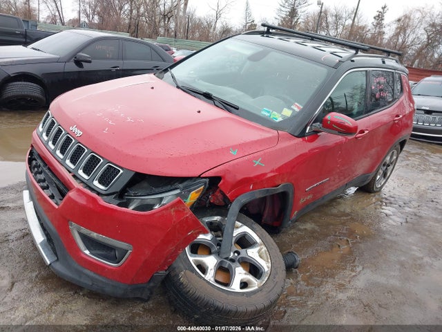 2018 Jeep Compass Limited 4x4 მანქანა იყიდება აუქციონზე, vin: 3C4NJDCB1JT266283, აუქციონის ნომერი: 44040030