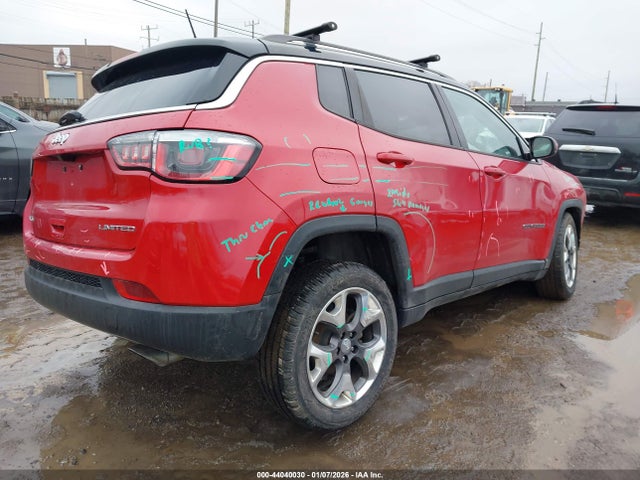 2018 Jeep Compass Limited 4x4 მანქანა იყიდება აუქციონზე, vin: 3C4NJDCB1JT266283, აუქციონის ნომერი: 44040030