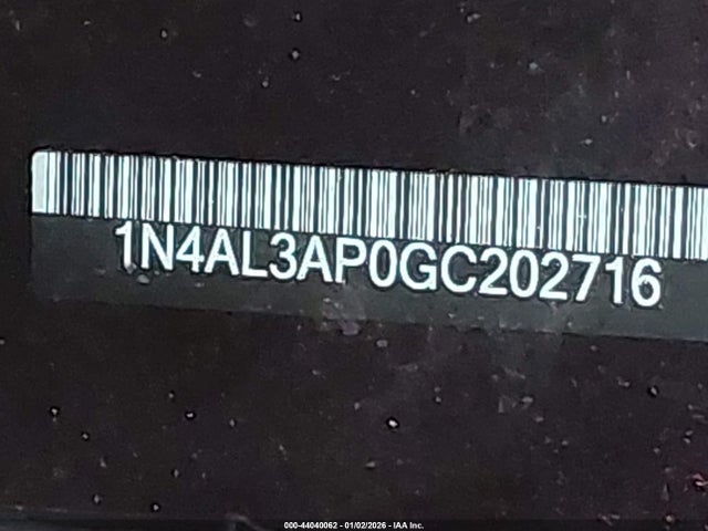 1N4AL3AP0GC202716 Nissan Altima 2.5 S