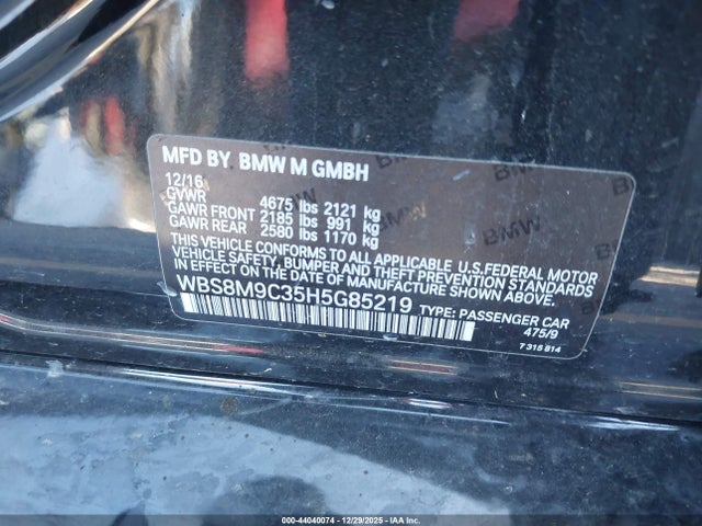 2017 BMW M3 WBS8M9C35H5G85219 Photo 8