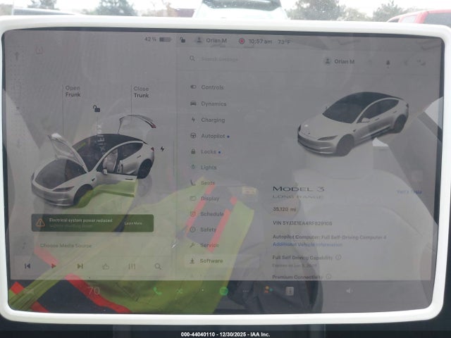 44040110 :رقم المزاد ، 5YJ3E1EA4RF829108 vin ، 2024 Tesla Model 3 Long Range Dual Motor All-wheel Drive/rear-wheel Drive مزاد بيع