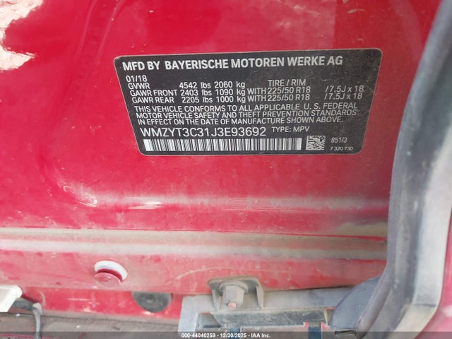 2018 MINI COUNTRYMAN WMZYT3C31J3E93692 Photo 8