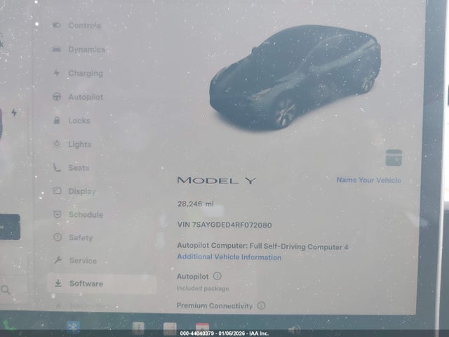 2024 TESLA MODEL Y 7SAYGDED4RF072080 Photo 6