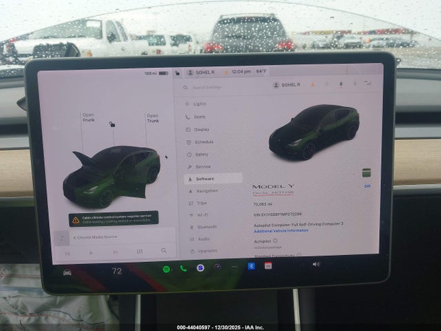 2021 TESLA MODEL Y 5YJYGDEF1MF072299 Photo 6