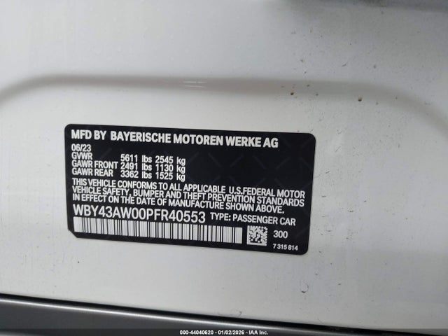 2023 BMW I4 WBY43AW00PFR40553 Photo 8