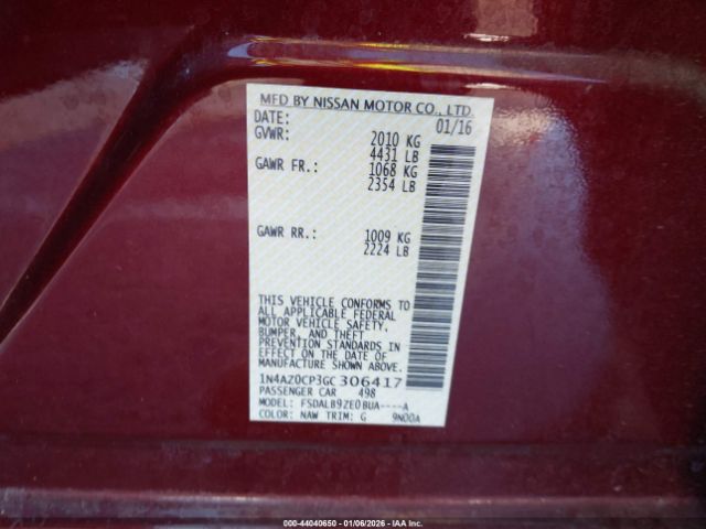 2016 NISSAN LEAF 1N4AZ0CP3GC306417 Photo 8