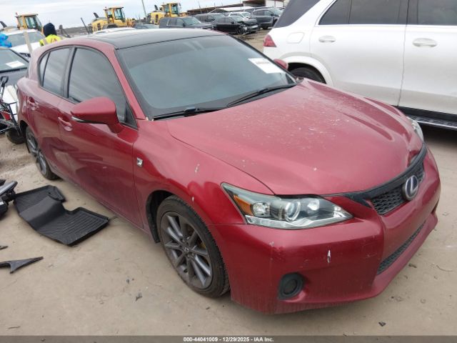 2013 LEXUS CT 200H JTHKD5BH5D2173390