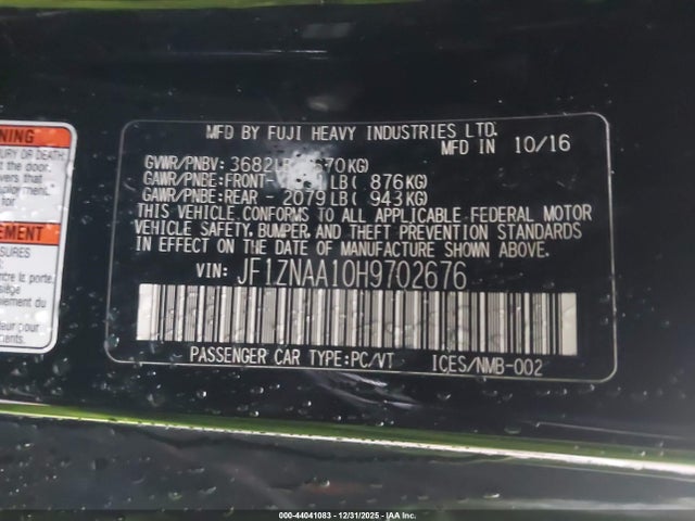 2017 TOYOTA 86 JF1ZNAA10H9702676 Photo 8