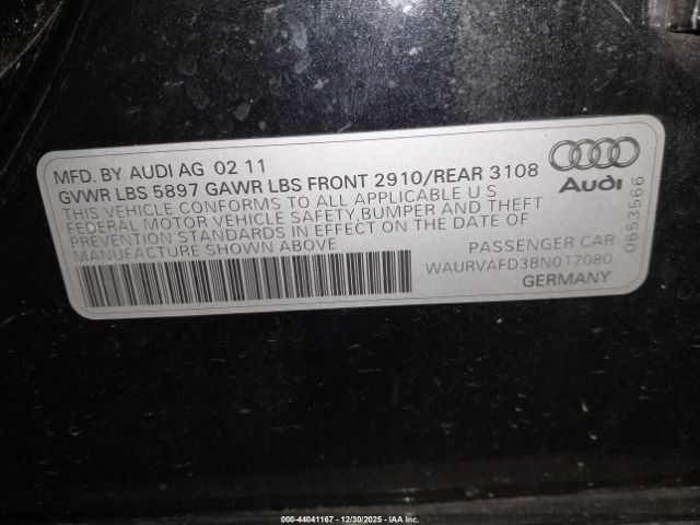 2011 AUDI A8 L WAURVAFD3BN017080 Photo 8