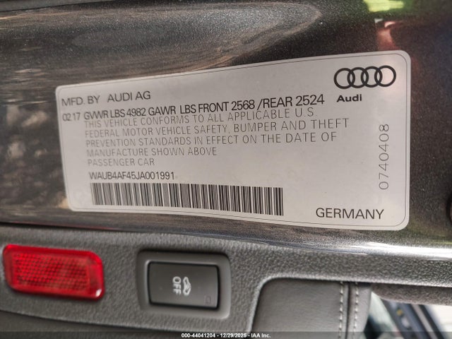 2018 AUDI S4 WAUB4AF45JA001991 Photo 8