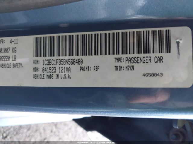 2011 CHRYSLER 200 1C3BC1FB5BN568480 Photo 8