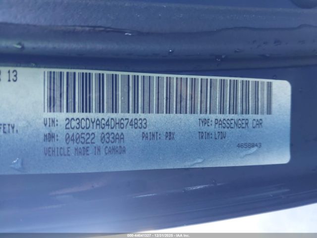 2013 DODGE CHALLENGER 2C3CDYAG4DH674833 Photo 8