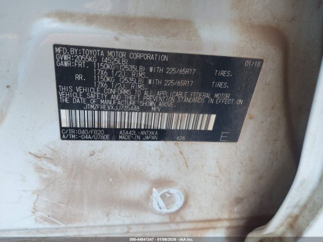 2018 TOYOTA RAV4 JTMZFREVXJJ735448 Photo 8