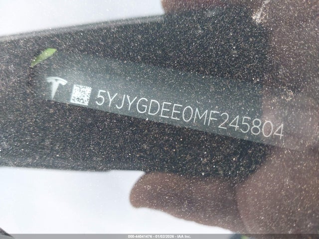 2021 TESLA MODEL Y 5YJYGDEE0MF245804 Photo 8