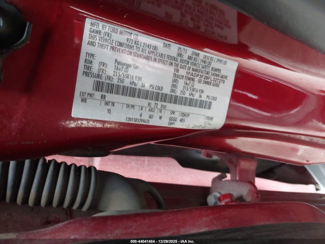 Ford FOCUS SE 2015 1FADP3F28FL327279 Image 9