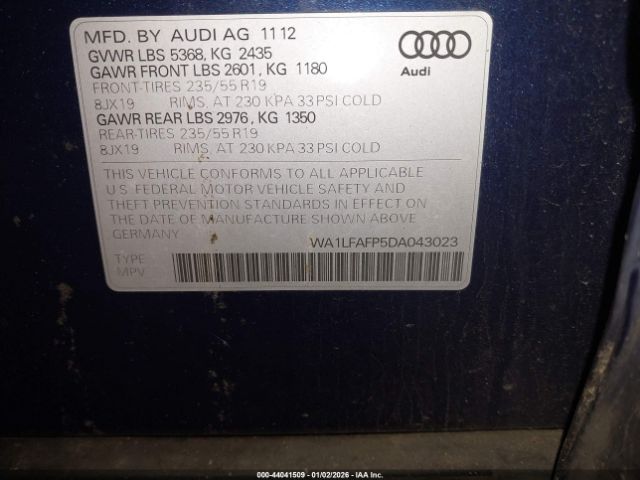 2013 AUDI Q5 WA1LFAFP5DA043023 Photo 8