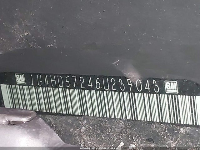 Aukcja sprzedaży 2006 Buick Lucerne Cxl, vin: 1G4HD57246U239043, numer aukcji: 44041535