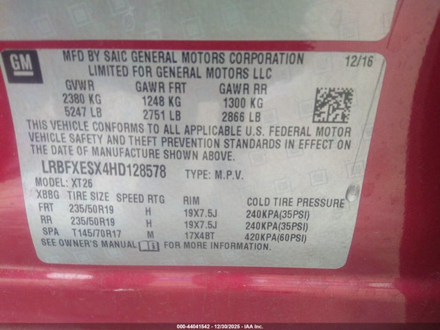 Buick Envision Premium I 2017 LRBFXESX4HD128578 Image 9