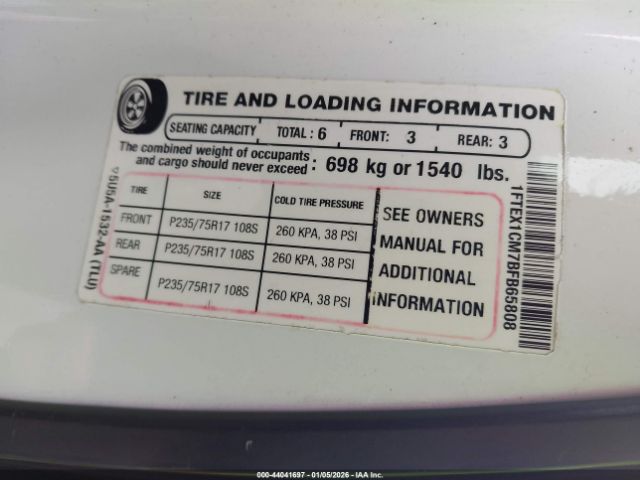 2011 FORD F-150 1FTEX1CM7BFB65808 Photo 8