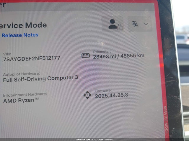 2022 TESLA MODEL Y 7SAYGDEF2NF512177 Photo 6