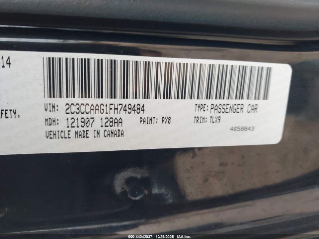 2015 CHRYSLER 300 2C3CCAAG1FH749484 Photo 8