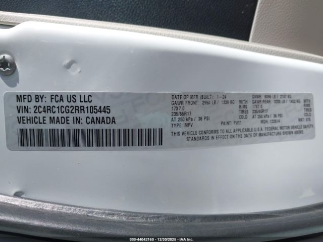 2024 CHRYSLER VOYAGER 2C4RC1CG2RR105445 Photo 8