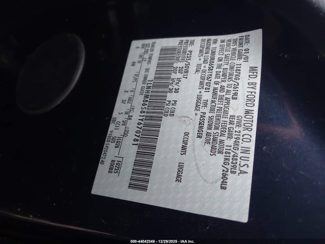 2001 LINCOLN LS 1LNHM86S81Y670781 Photo 8