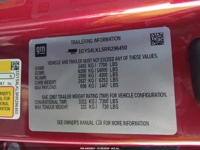 2024 CADILLAC ESCALADE ESV 1GYS4LKL5RR296450 Photo 8