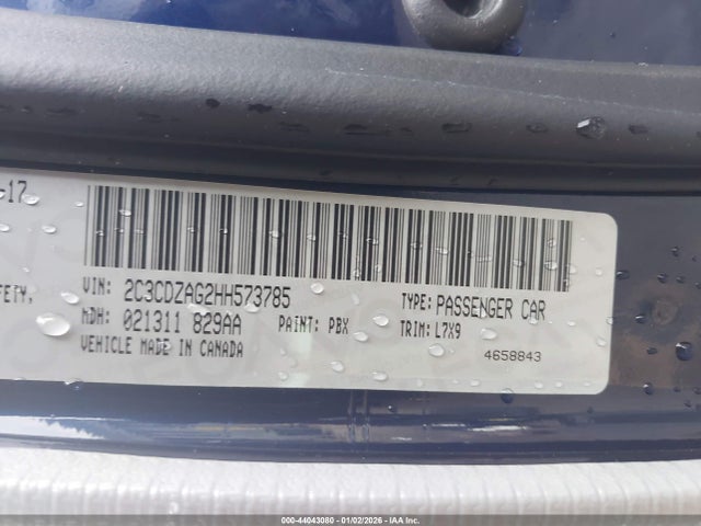 2017 DODGE CHALLENGER 2C3CDZAG2HH573785 Photo 8